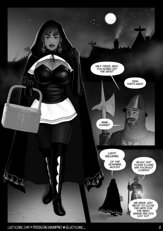 Adult Comics -  Dan Mapplethorpe - Lusty and the Big Bad Werewolf
