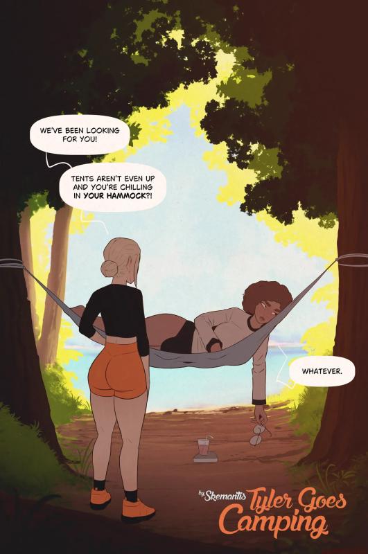 Adult Comics -  Skemantis - Tyler goes camping - part 1