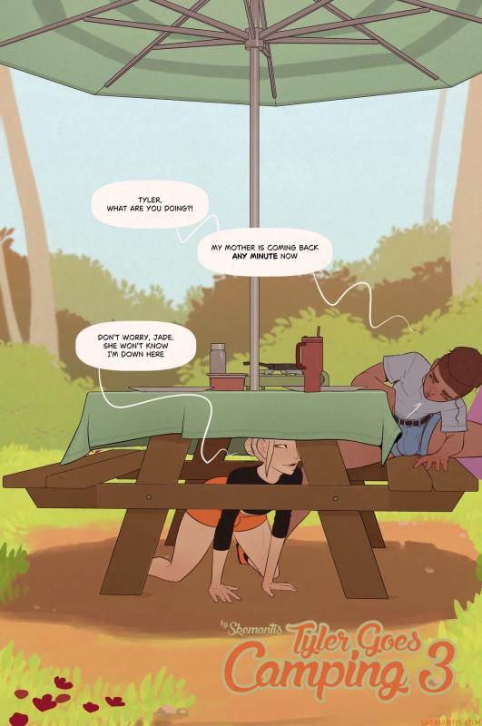 Adult Comics -  Skemantis - Tyler goes camping - part 3