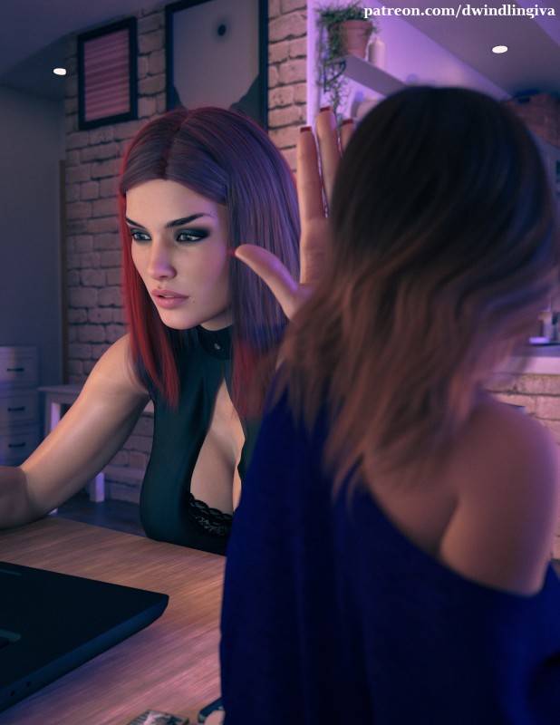 3DCG Porn Comics -  Dwindling Iva - A Night Between