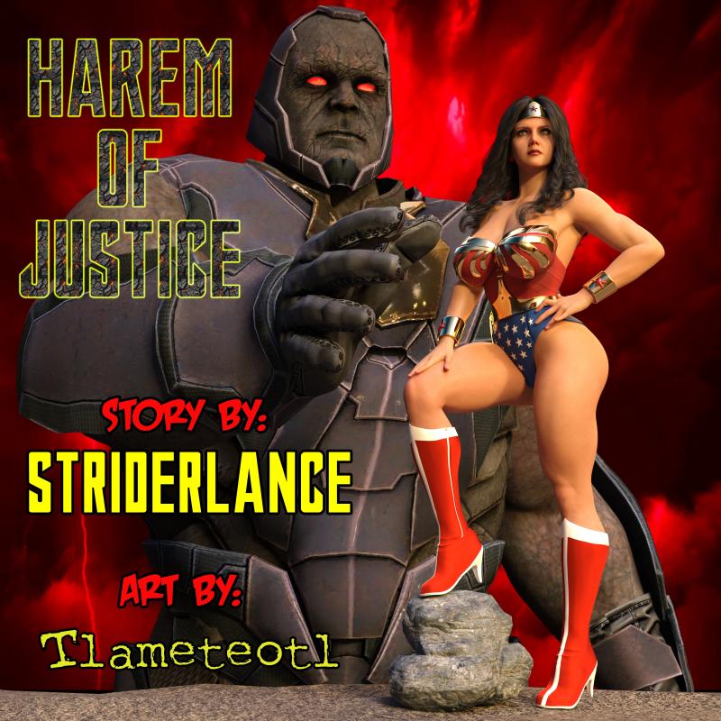 3DCG Porn Comics -  Harem of Justice 1-2 by Tlameteotl