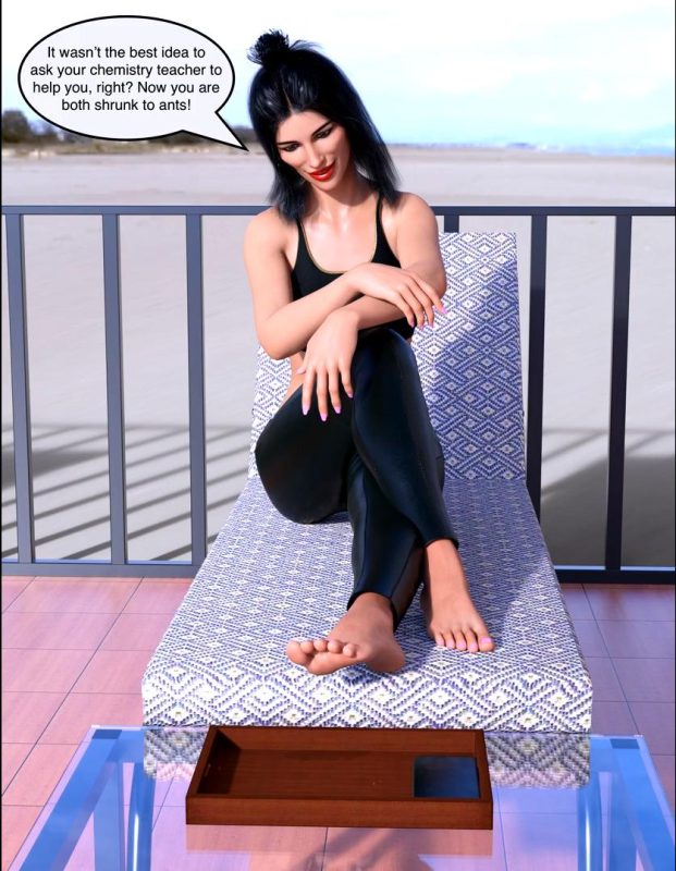 3DCG Porn Comics -  SebastianFerro - Giantess Mom vs Chemistry Teacher