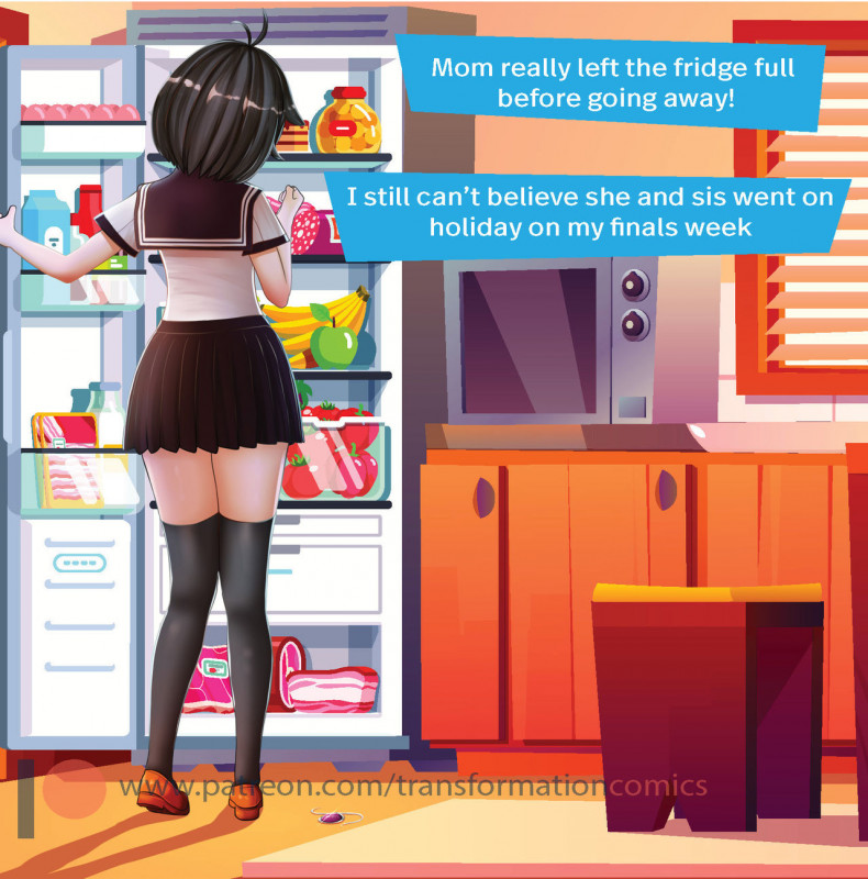 3DCG Porn Comics -  Transformation comics - Mirai's Exam Preparation