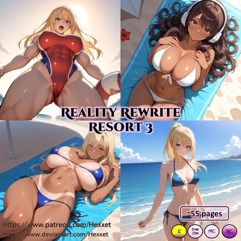 AI Porn Comics -  Hexxetval - Reality Rewrite Resort 3