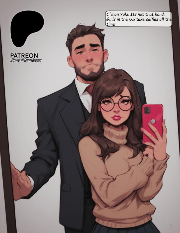 AI Porn Comics -  Instableunicorn - Bimbofication sequence of my dear friend Yuki