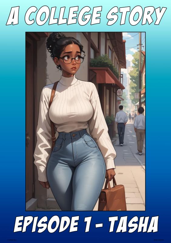 AI Porn Comics -  Kate Sketches - A College Story - Episode 1 - Tasha