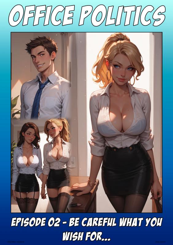 AI Porn Comics -  Kate Sketches - Office Politics - Episode 2