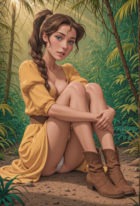 AI Porn Comics -  Shadow Renders - Jane in the Jungle