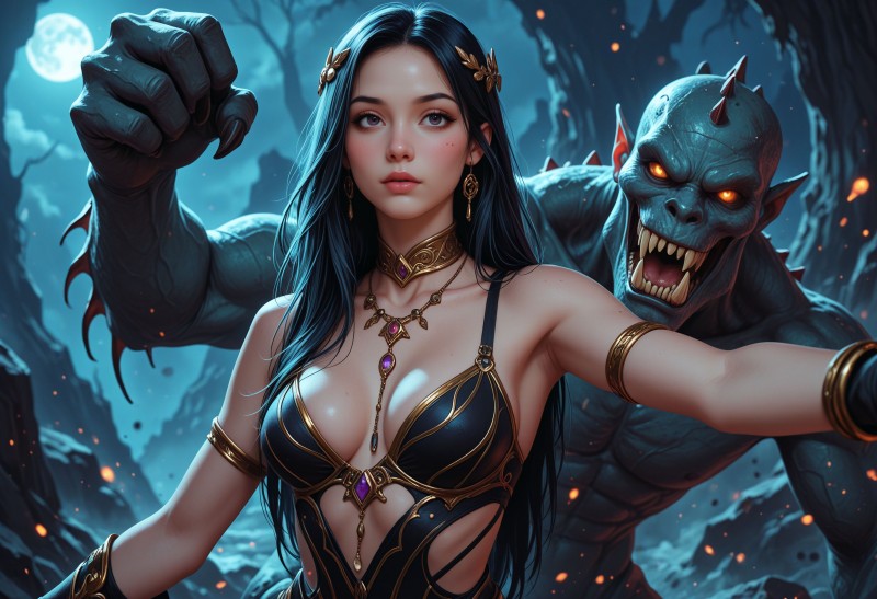 AI Porn Comics -  SharinelAI - Forest Encounter