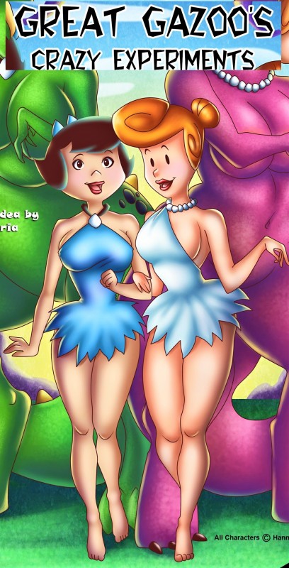 Adult Comics -  Flintsones with Betty Rubble and Wilma Flintstone by Locofuria