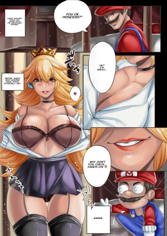 Adult Comics -  FlowerXL - Princess Peach x Mario