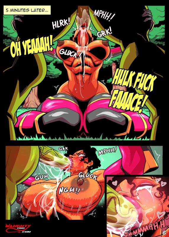 Adult Comics -  NaughtyComix - The Insatiable Hulk (Avengers)