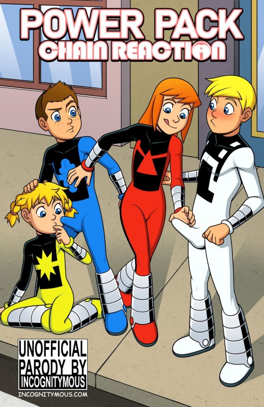 Adult Comics -  Power Pack - Chain Reaction by Incognitymous