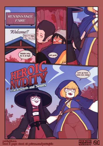 Adult Comics -  Purringjello - Heroic Nudity