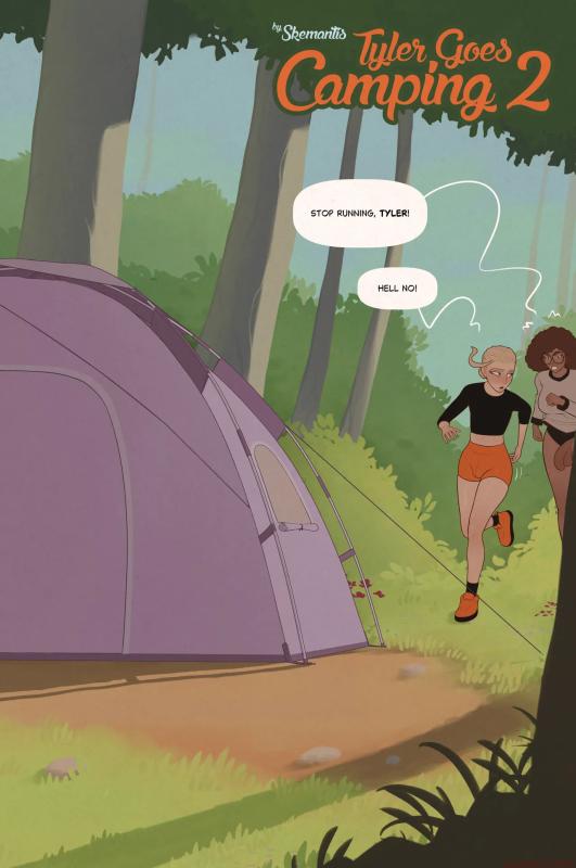 Adult Comics -  Skemantis - Tyler goes camping - part 2