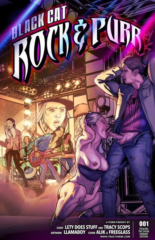 Adult Comics -  Tracy Scops - Black cat - Rock & Purr