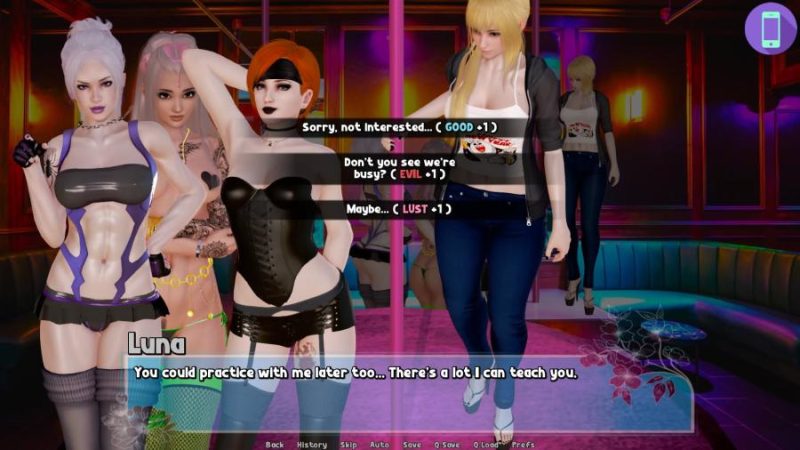 Adult Game -  Good Lust Evil v0.1 by Funkie