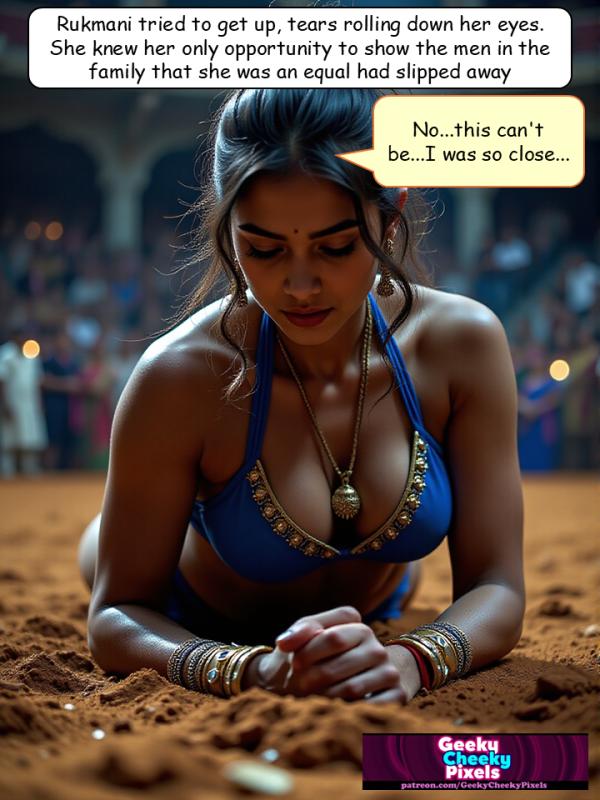 AI Porn Comics -  GeekyCheekyPixels - Royal Indian Wrestling: Chapter 9