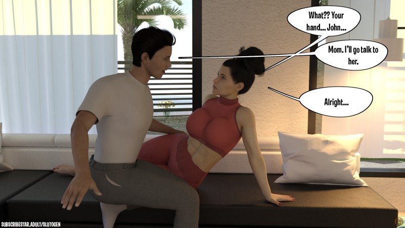 3DCG Porn Comics -  Blackmail Incest Comics - Mom Reveals Incest by Slutogen