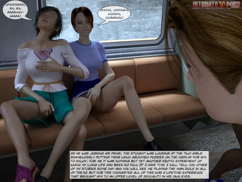3DCG Porn Comics -  Blackwhite - Sex In Subway