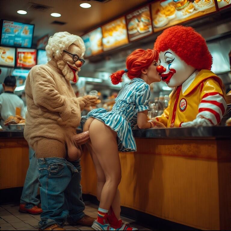 3DCG Porn Comics -  BruceAlmighty5471 -  Fast Food Fuckers