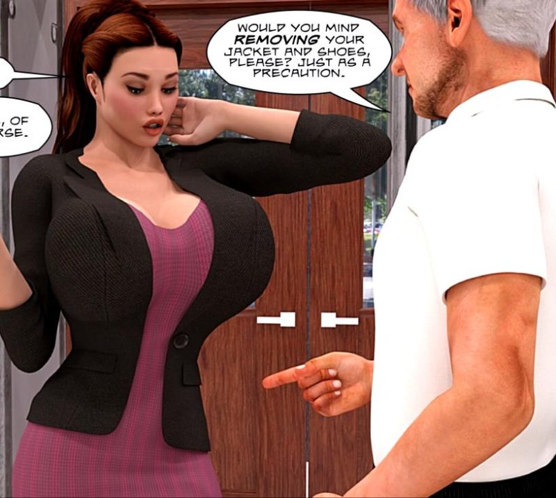 3DCG Porn Comics -  VronStudio - Security Ceck