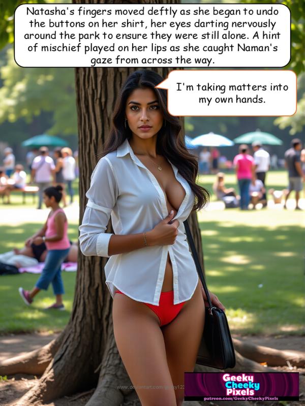AI Porn Comics -  GeekyCheekyPixels - Exposed - Descent Into Indecency