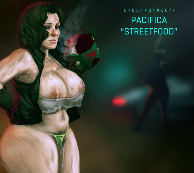 Adult Comics -  JaguarArt - Pacifica "Streetfood" - Cyberpunk 2077