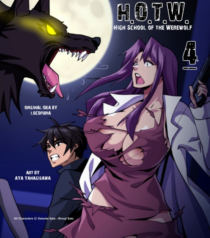 Adult Comics -  Locofuria - Highschool Of The Werewolf 4