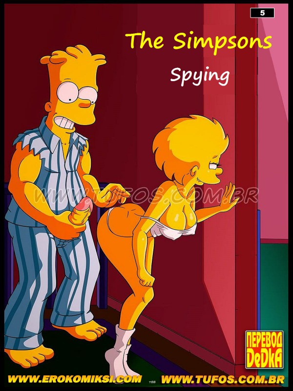 Adult Comics -  Spying Simpsons by Croc