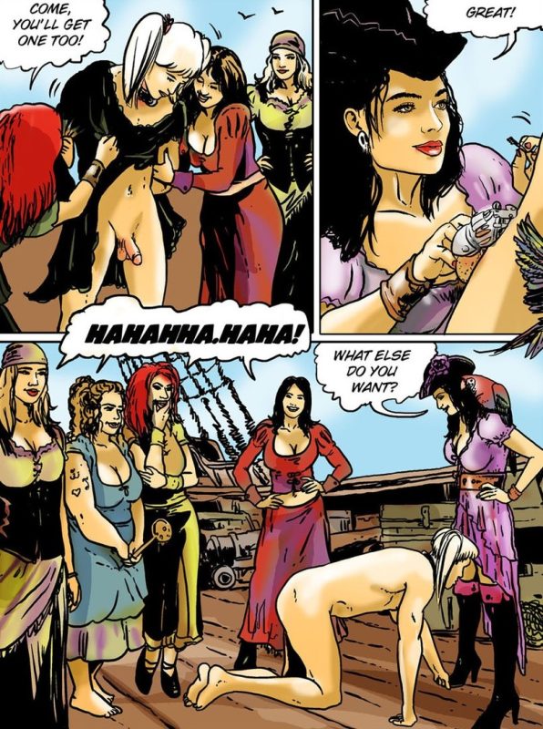 Adult Comics -  Tejlorotica - Female pirates