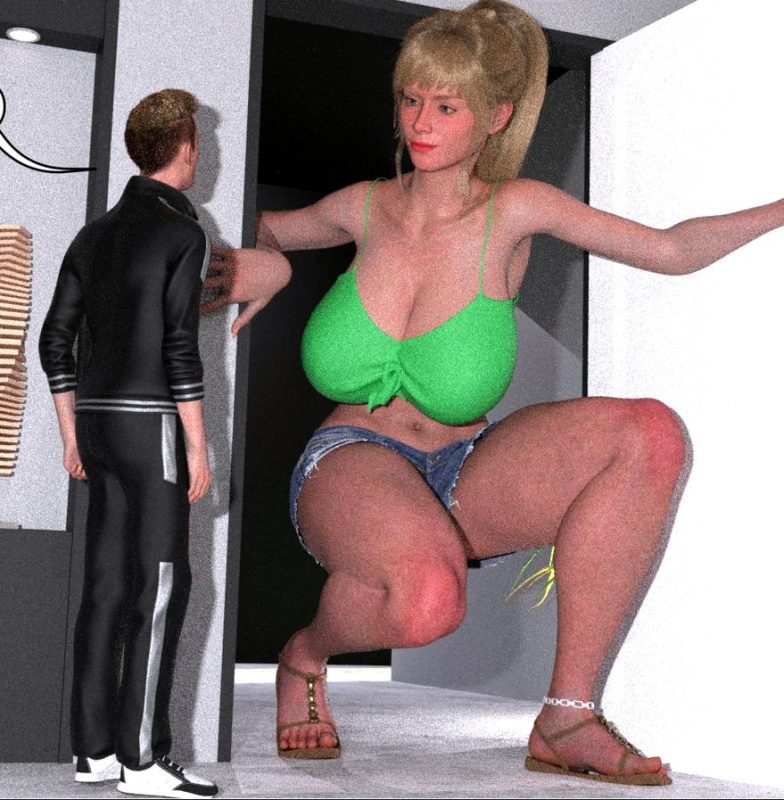 3DCG Porn Comics -  GiantessGenetics - Size and Power