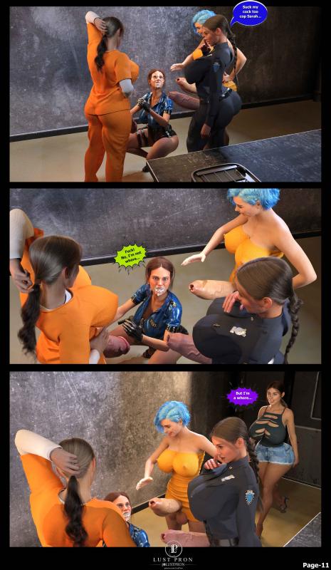 3DCG Porn Comics -  Lustpron - Prisoners Fun 1-2