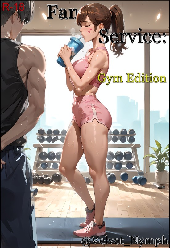 AI Porn Comics -  Velvet_Nymph - Fan Service 1 - Gym edition