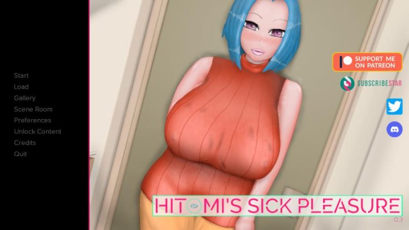 Adult Game -  Hitomi's Sick Pleasure - Version 1.0 by PantsuDelver Win/Mac